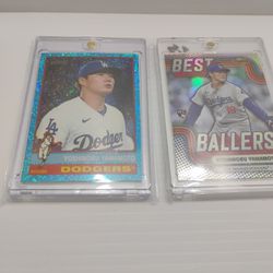 Yoshinobu Yamamoto Dodgers Cards 