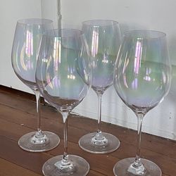 Crate & Barrel Lunette Iridescent Wine Glasses for Sale in Atlanta, GA -  OfferUp