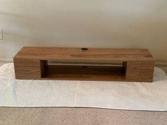 Modern Wall mount floating entertainment media center TV stand hidden compartments