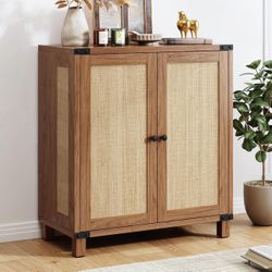 Modern Wood Accent Cabinet – Great Storage!