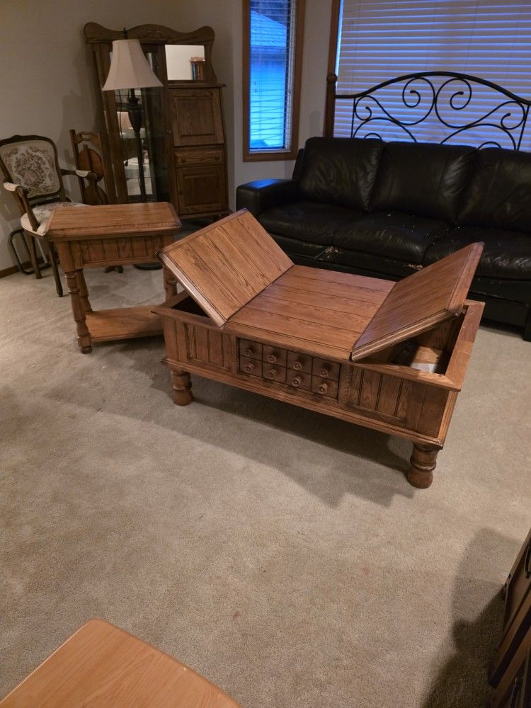 Coffee And End Table