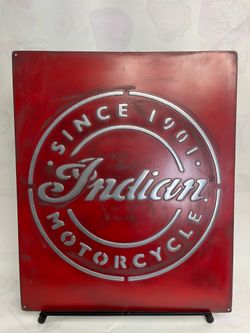 Indian Vintage Metal Sign Handmade