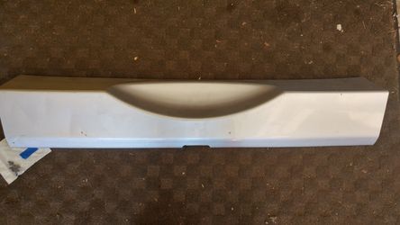 07-17 jeep wrangler rear bumper cover sahara silver