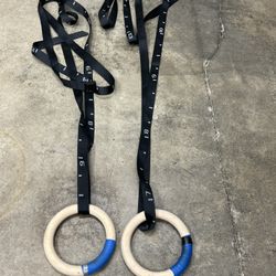 Gymnastic Rings With Straps