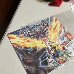 Pokemon Themed The Movie Intense Battle characters mouse pad