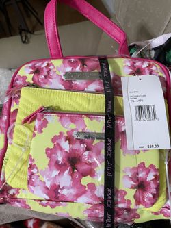New Betsey Johnson 3 Piece Cosmetic Suitcase Set
