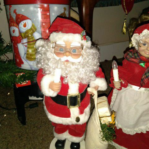 Santa Claus And Mrs. Claus