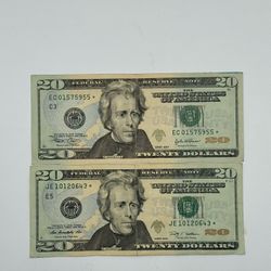 2004& 2009 Reissued Twenty Dollar Bills