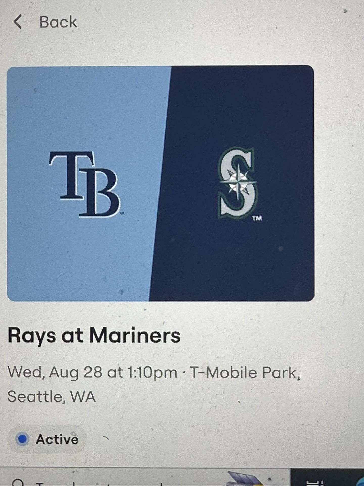 Mariners Tickets