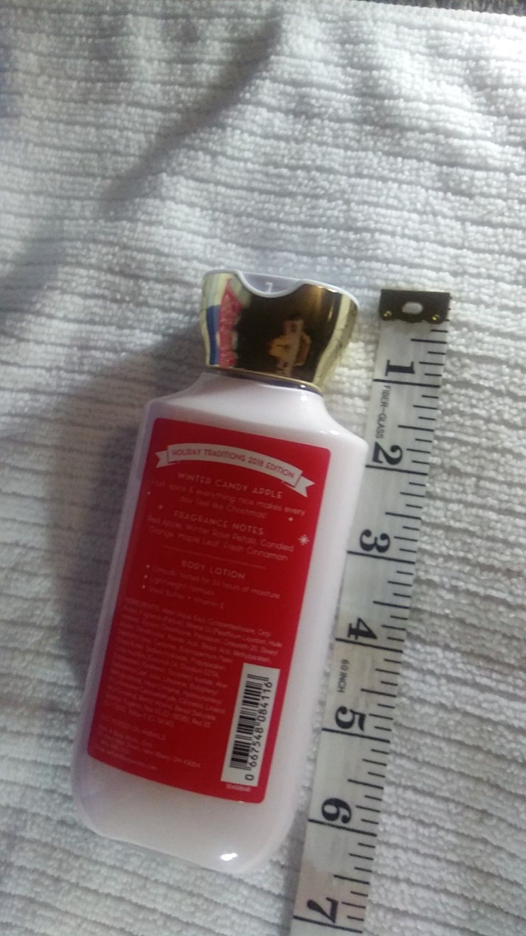 Winter candy apple body lotion 8oz. Bath&bodyworks body cream
