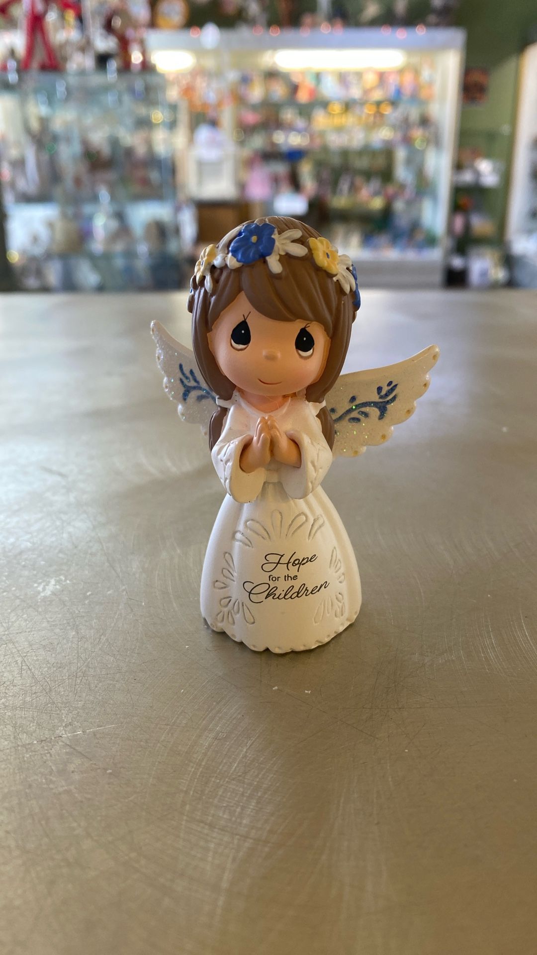Precious Moments Hope For Ukraine Mini Angel Figurine