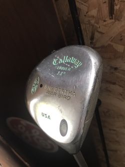 Callaway big Bertha warbird golf driver. 11 degree. Adult right handed.