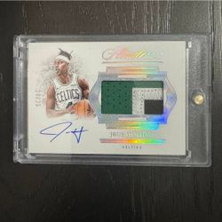 Jrue Holiday Panini Flawless Boston Celtics Game Used Patch Auto /25 Card