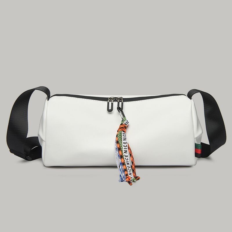 2025 new bag men’s cross-body bag simple casual one-shoulder fashion brand commuting cylinder bag versatile small backpack women