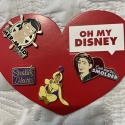 New DISNEY Oh My Disney Prince Trading Pin Set 