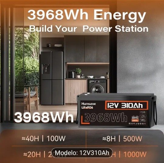 Batería De Litio 12 V 310 Ah