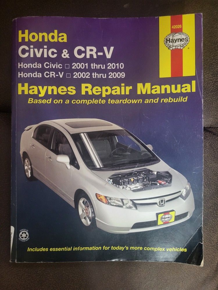 Haynes Honda Civic / CRV Manual