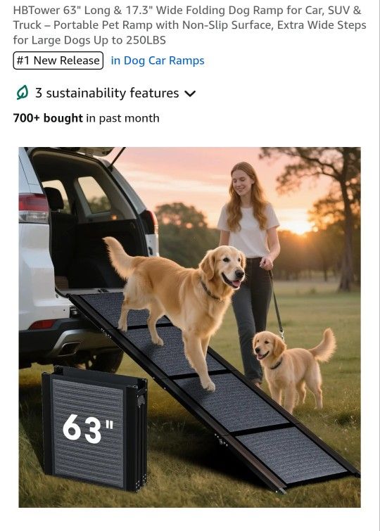 Folding Dog Ramp NEW