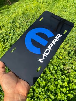 Mopar license plate