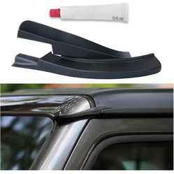 JVMA Hardtop Rain Gutter Extensions Rooftop Rainwater Deflector for Jeep Wrangler
