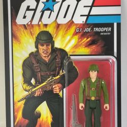 Super7 ReAction G.I. Joe Infantry Trooper 3.75” (White) Action Figure Carded