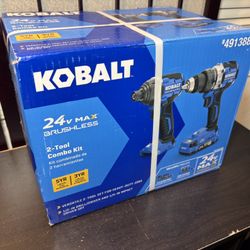 NEW/SEALED Kobalt 24-volt 2-Tool Brushless Power Tool Combo Kit with Soft Case 1-Battery Included