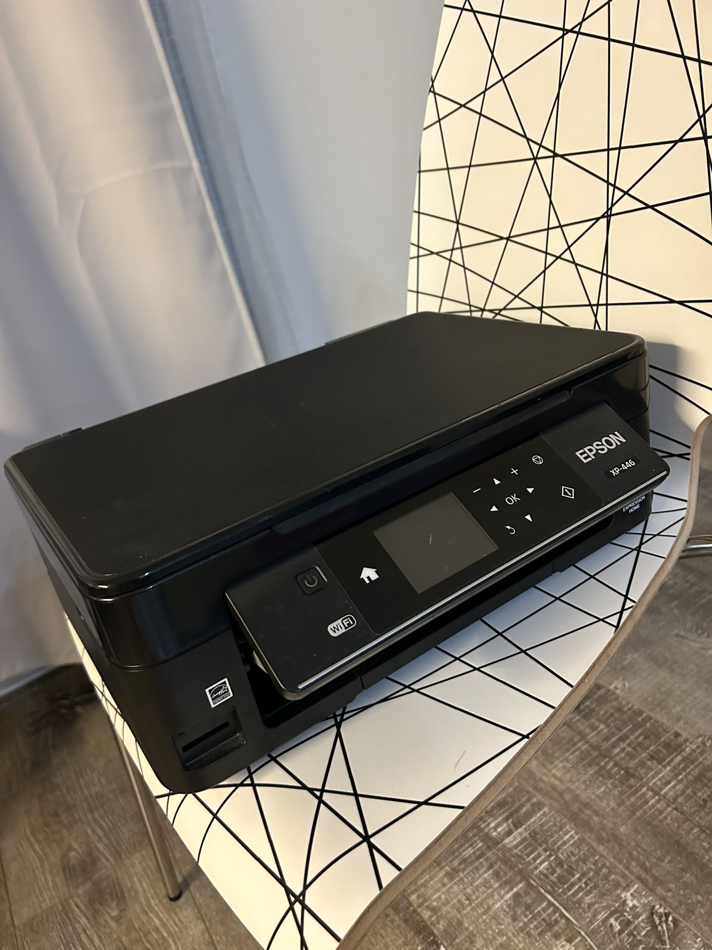 Epson Color Printer XP-446 on parts but it works.