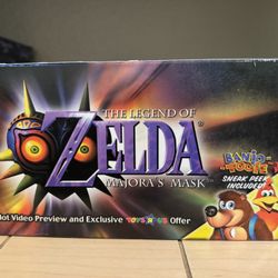 Zelda Majoras Mask Promo VHS With Banjo Tooie Sneak Peak 