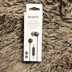 Sony MDREX14AP Headset Ear Bud Headphones MDR-EX14AP Black or 