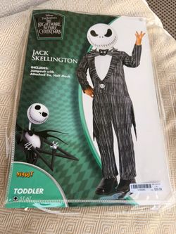Jack Skellington toddler costume