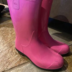 Uggs Girls Pink Rain Boots
