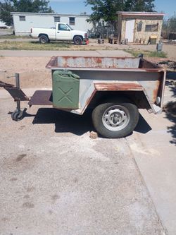 1942 vintage cargo trailer