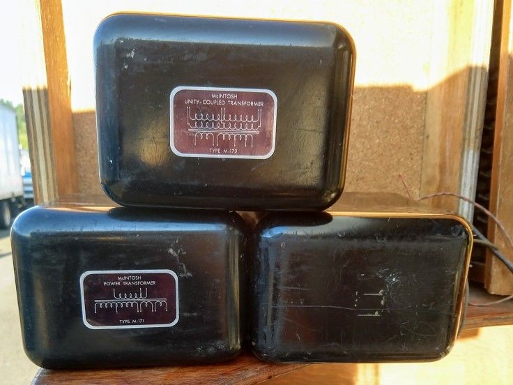 McIntosh Mc60 Tube Amplifier Power Transformer + 2 Empty Cover Cases In Seattle