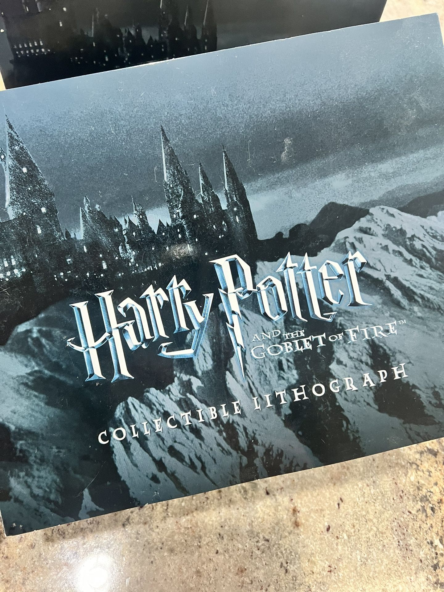 Harry Potter And The Goblet Of Fire RARE Collectible Lithograph '06 $10 for both….. OBO. ($5 each)