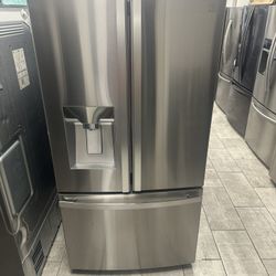 Kenmore Elite 30.6-cu.ft French refrigerator With Ice Maker Fingerprint Stainless Steel 