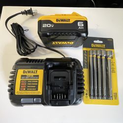 6Ah Battery, Charger & Nut Drivers 