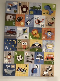 ABC Canvas Wall Art 22x32