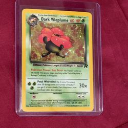 Pokémon Dark Vileplume Holo Rare Team Rocket 13/82 60HP Wizards English