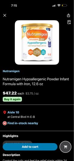 Nutramigen formula