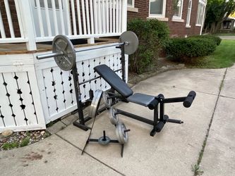 Olympic Bench Press, Barbell, Weights