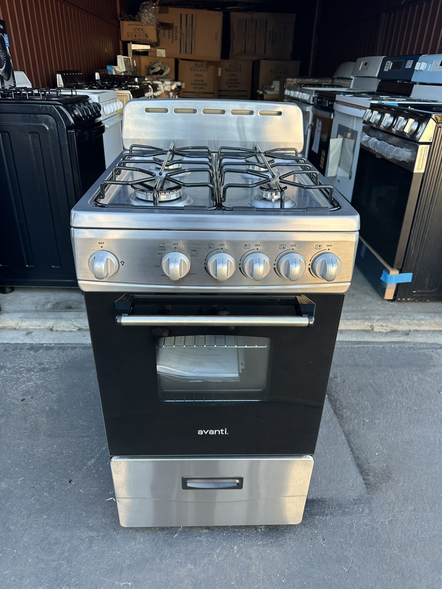 Avanti Gas Stove 20”