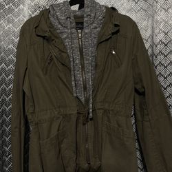 Green Winter Coat Youth 