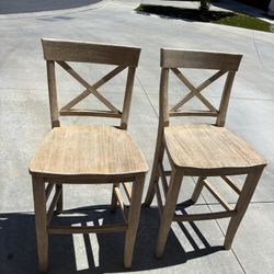 Pottery Barn Seagrass Counter Height, Stools