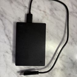 1TB portable external Hard drive — Formatted & Cleaned