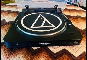 AUDIO TECHNICA  AT-LP60BK-USB Fully Automatic Belt Driven Turntable Record Player
