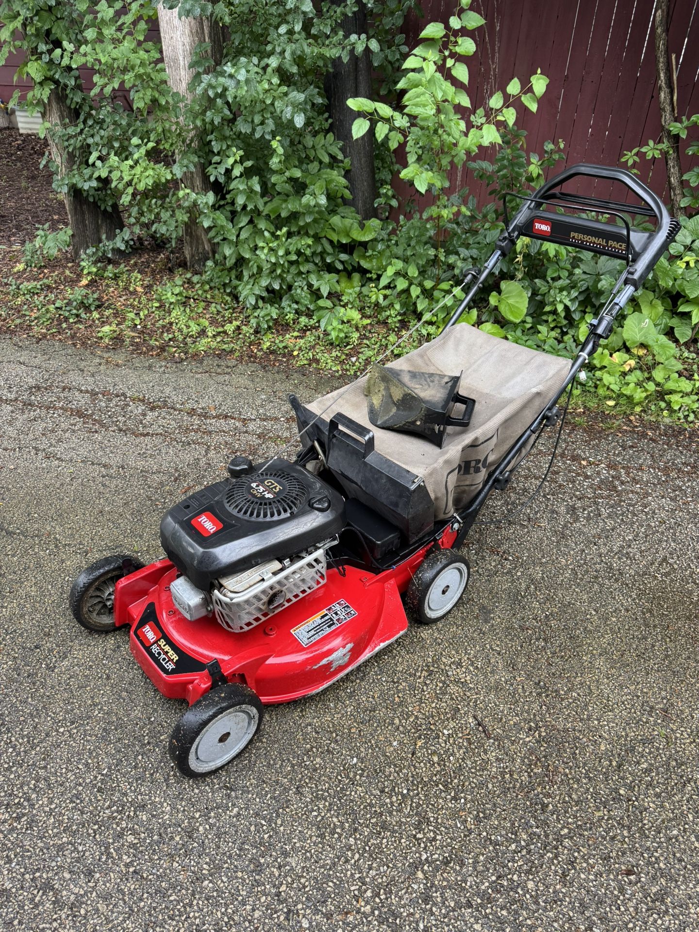 Toro Lawnmower GTS Hp OHV Self Propelled 21”