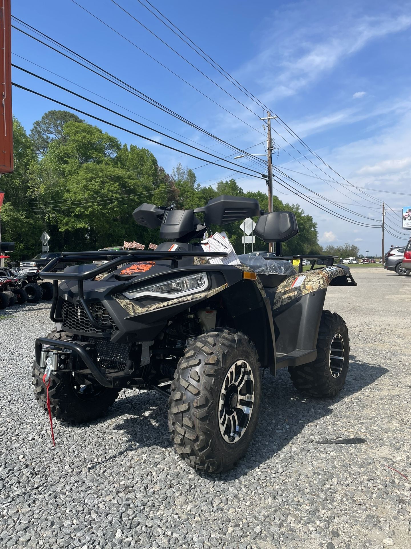 New 300cc. 4x4. Free Winch Free Back Up Seat Water Cooled At Tu