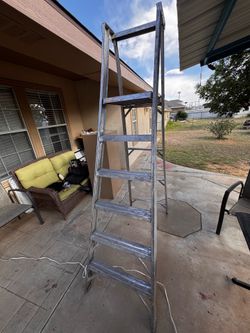 8ft Aluminum Platform Step Ladder