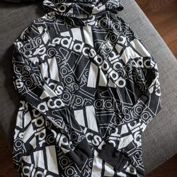 Adidas Hooded Long Sleeve T-shirt And Sweater 
