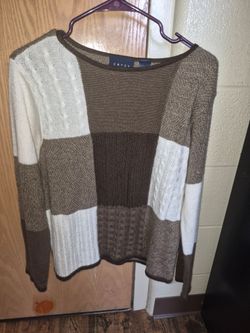 Multi patch sweater